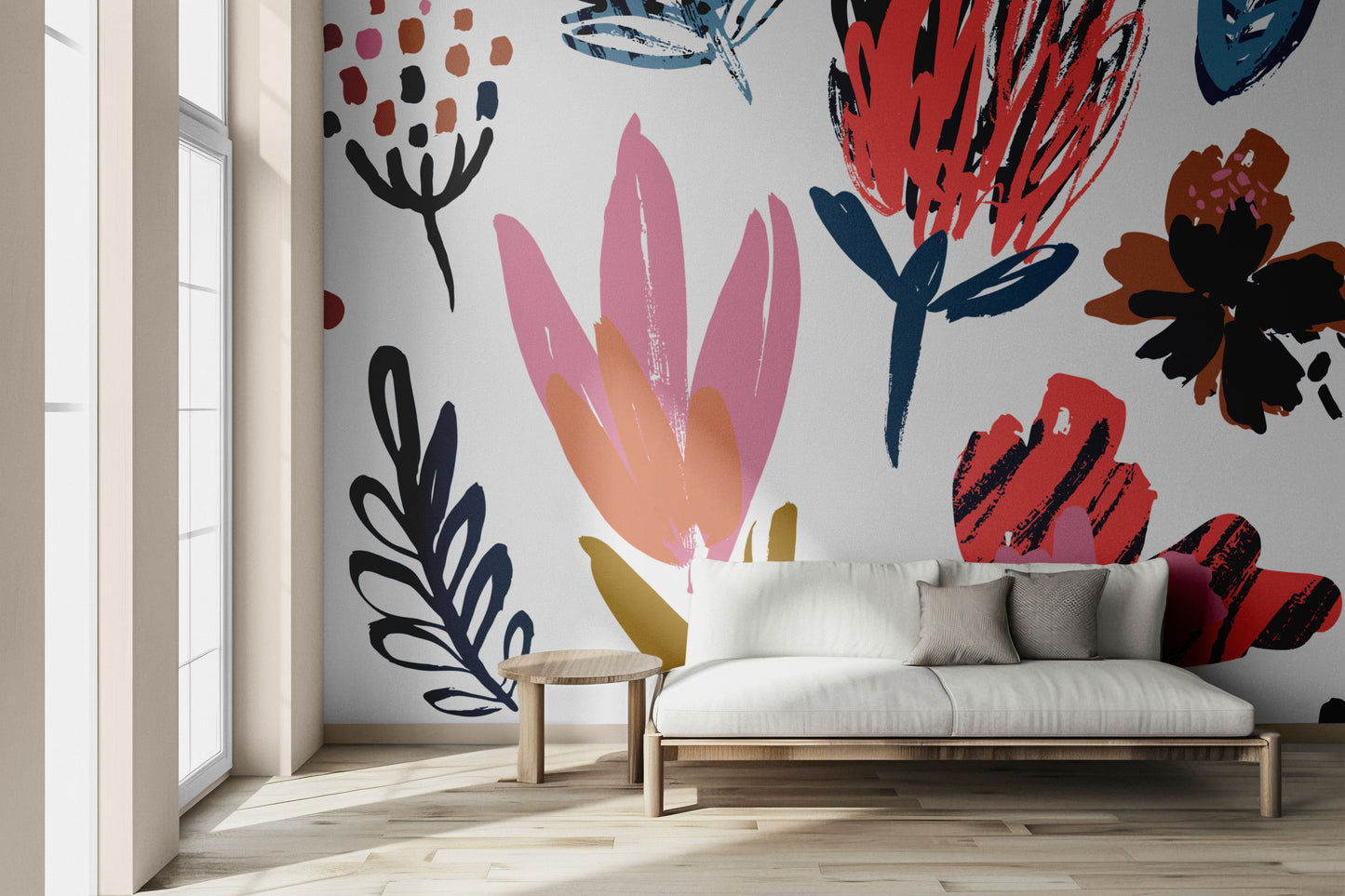 Chieti Florals Peel & Stick Wallpaper