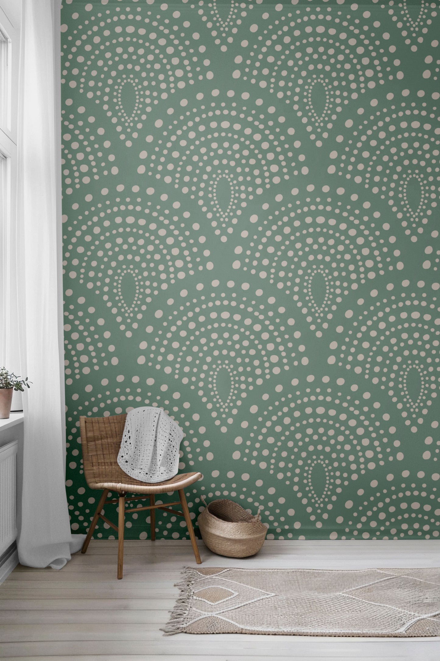 Atmore Mint Peel & Stick Wallpaper