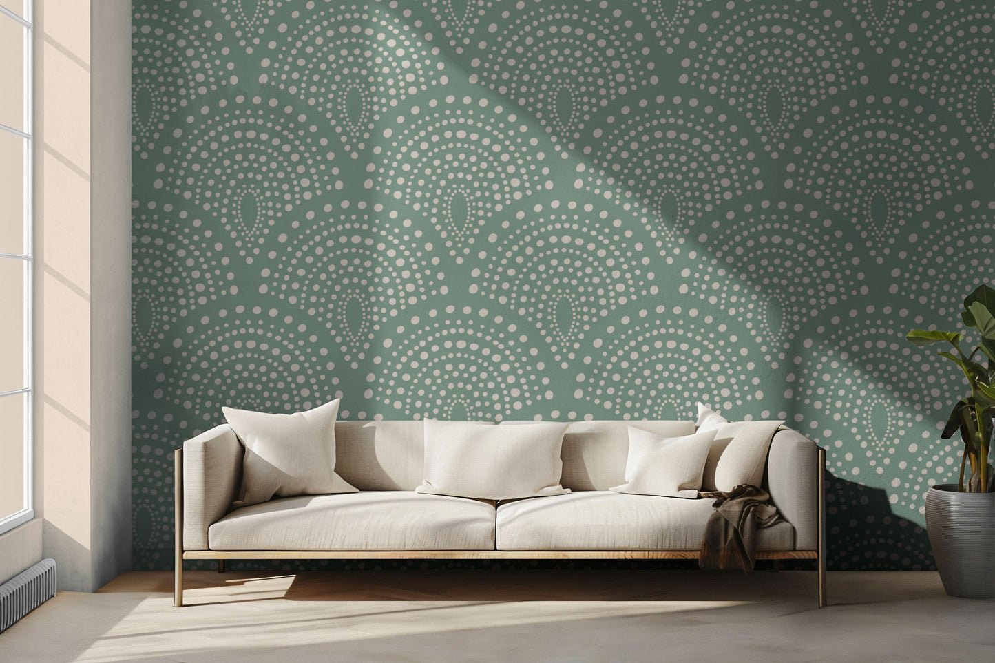 Atmore Mint Peel & Stick Wallpaper