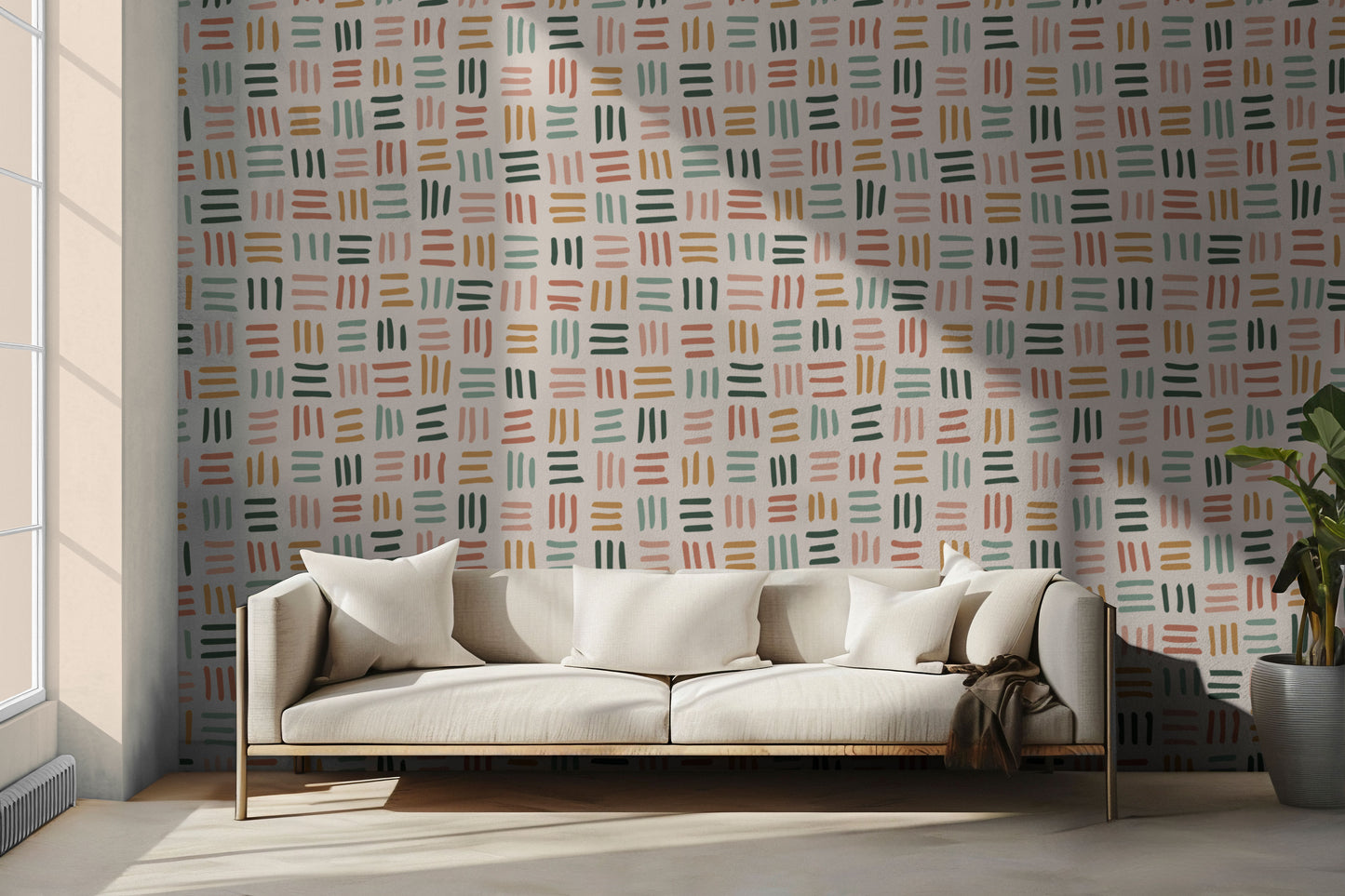Auburn Rows Peel & Stick Wallpaper
