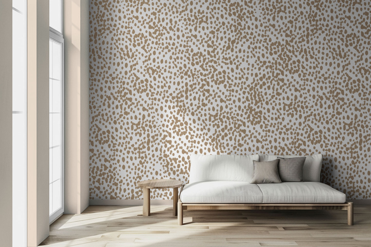 Beige Speckles Peel & Stick Wallpaper