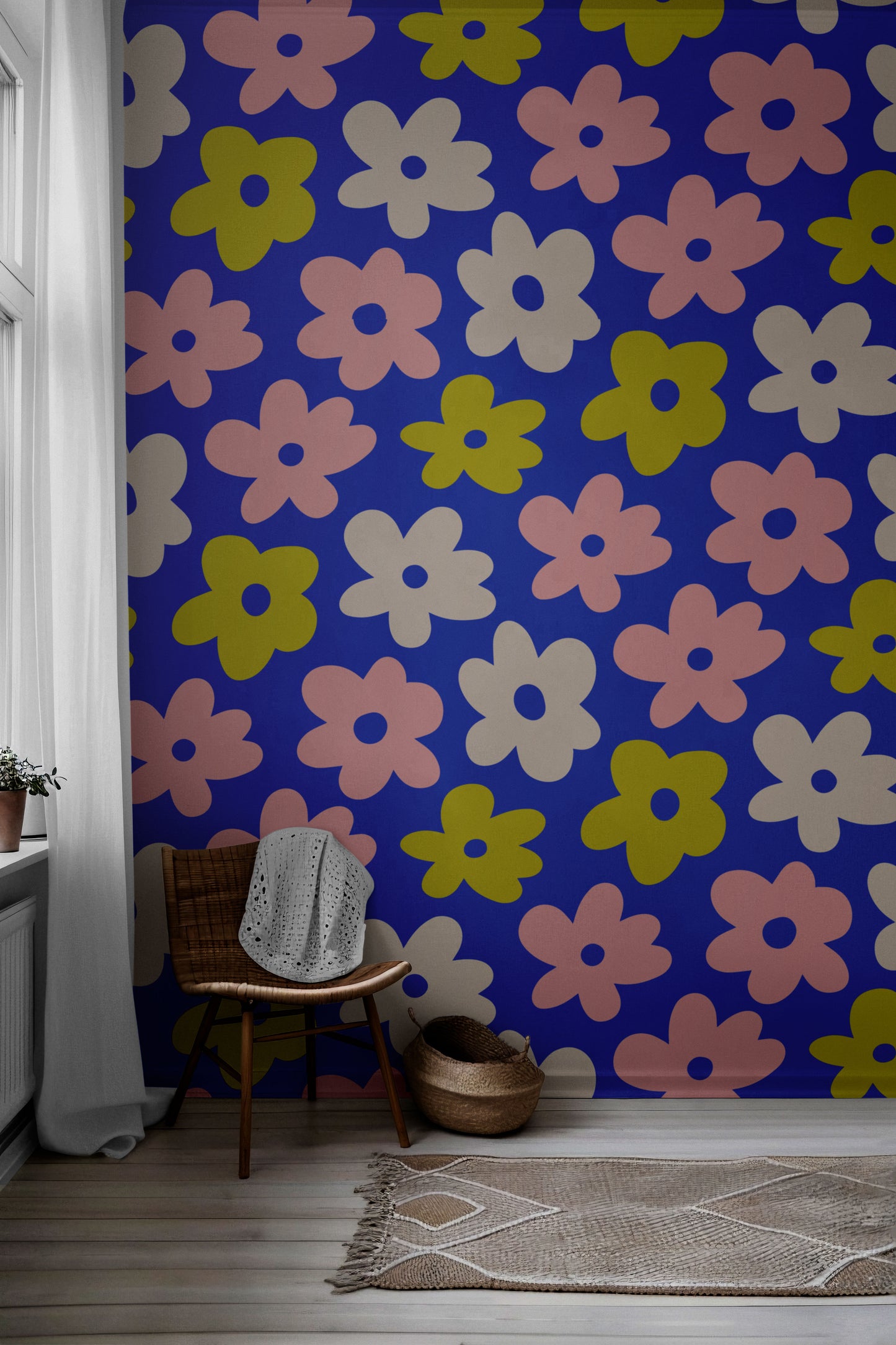 Benton Blues Peel & Stick Wallpaper