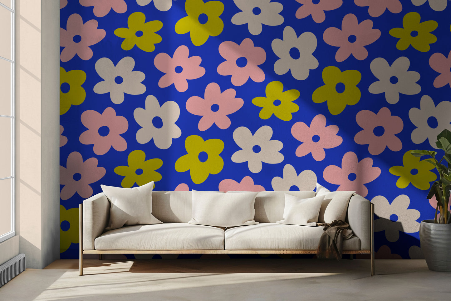 Benton Blues Peel & Stick Wallpaper