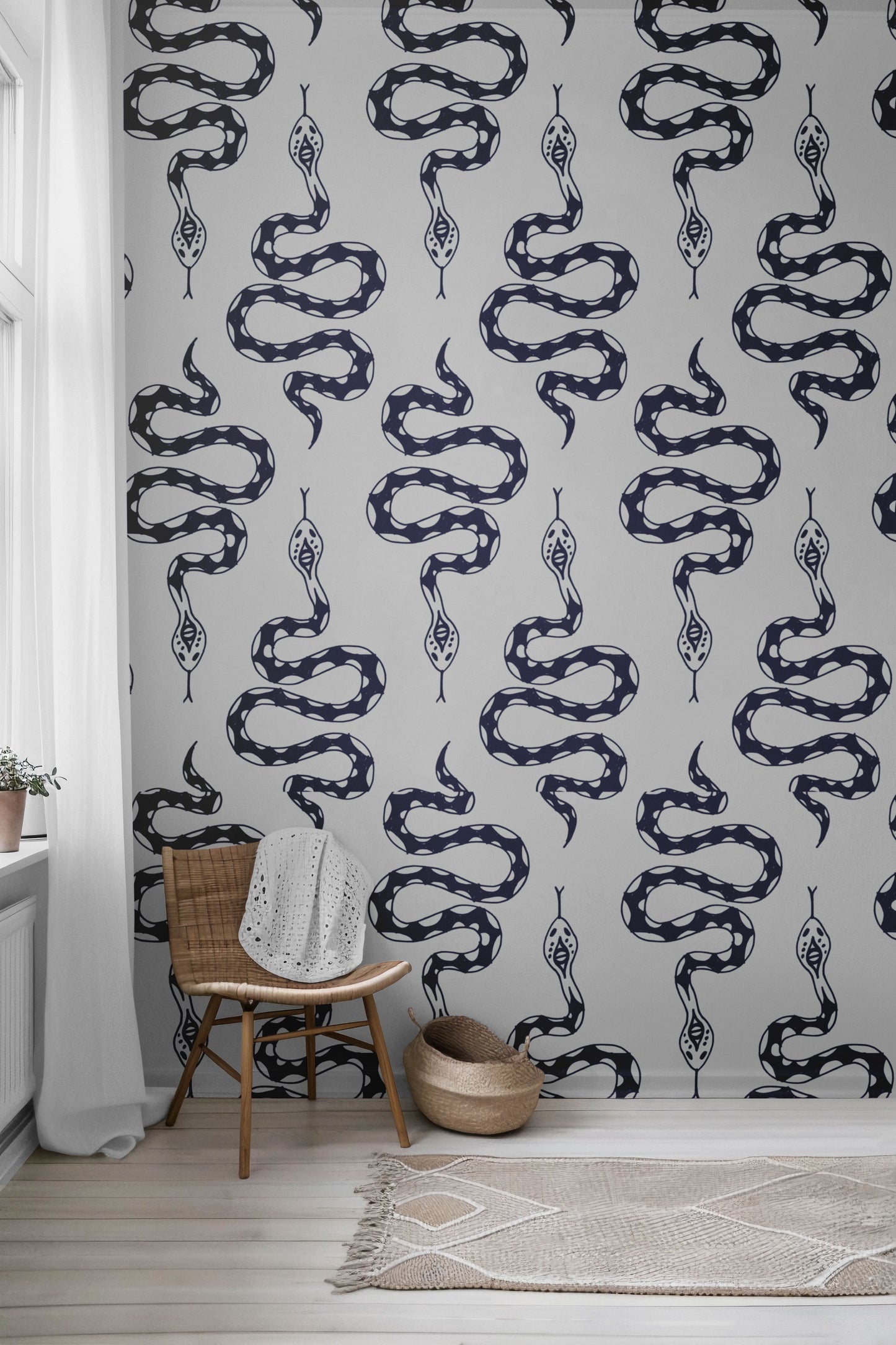 Boho Slithered Peel & Stick Wallpaper