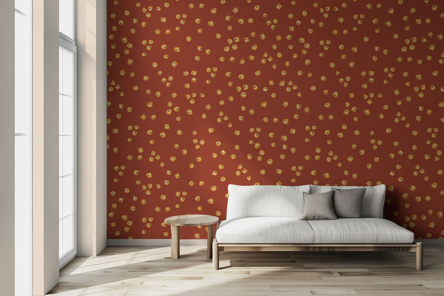 Burning Blooms Peel & Stick Wallpaper