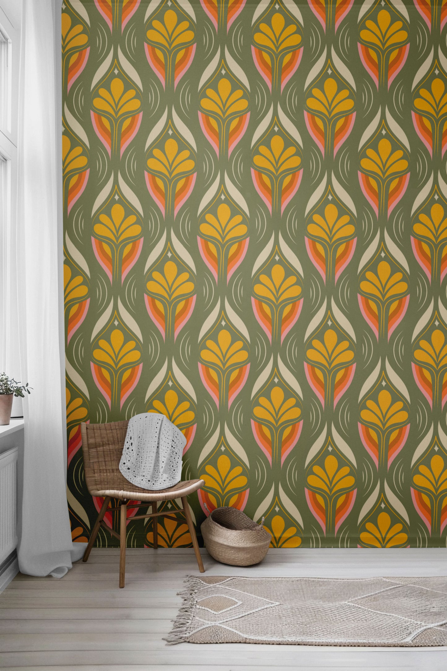 Chicago Sage Peel & Stick Wallpaper