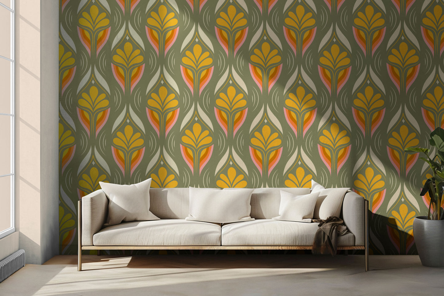 Chicago Sage Peel & Stick Wallpaper