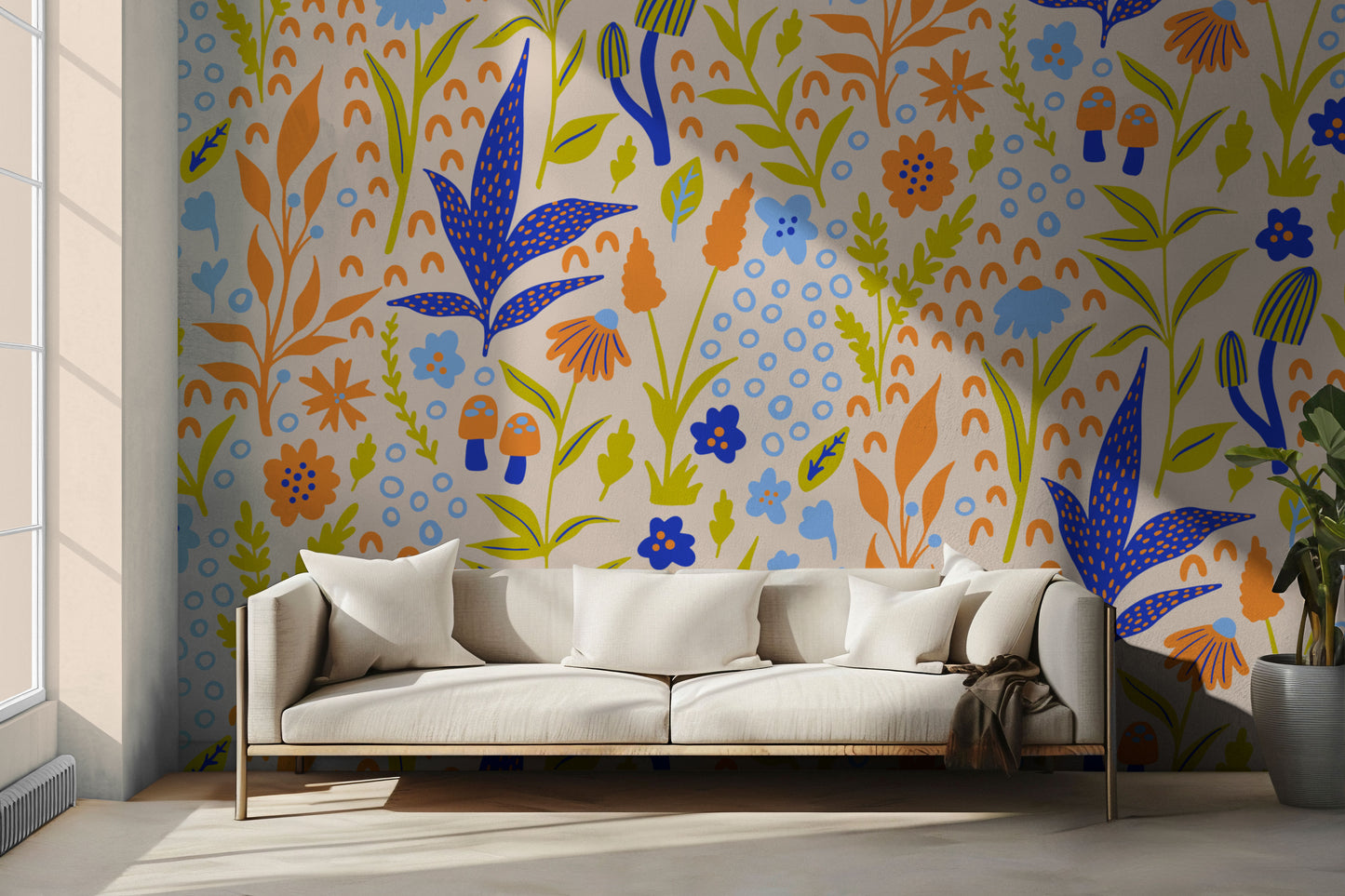 Clare Meadows Peel & Stick Wallpaper