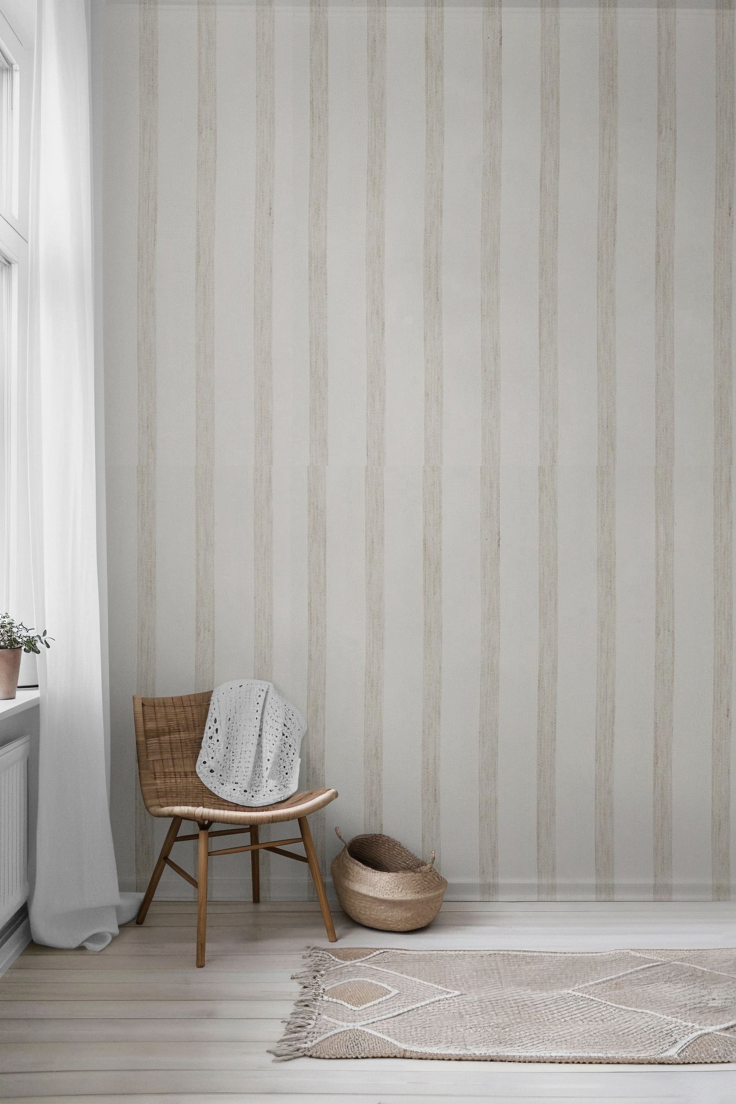 Coastal Stripes Peel & Stick Wallpaper