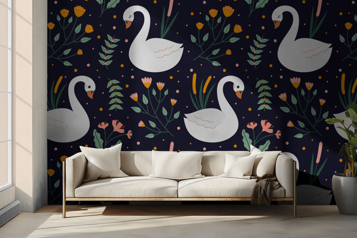 Breakfast in Bed Peel & Stick Wallpaper