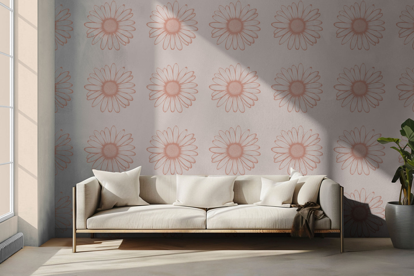 Dodgen Daisys Peel & Stick Wallpaper