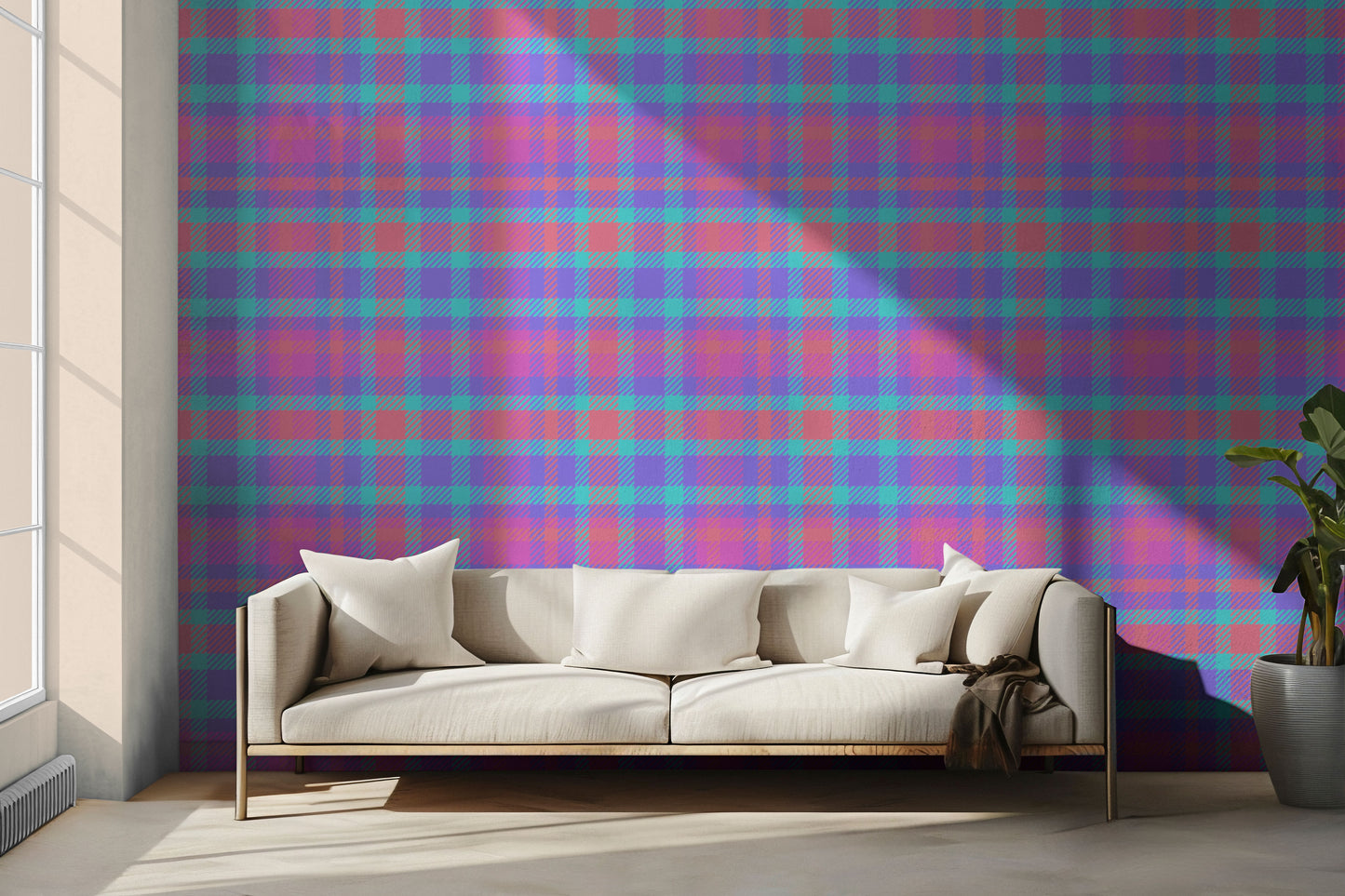 Gadsden Plaid Peel & Stick Wallpaper