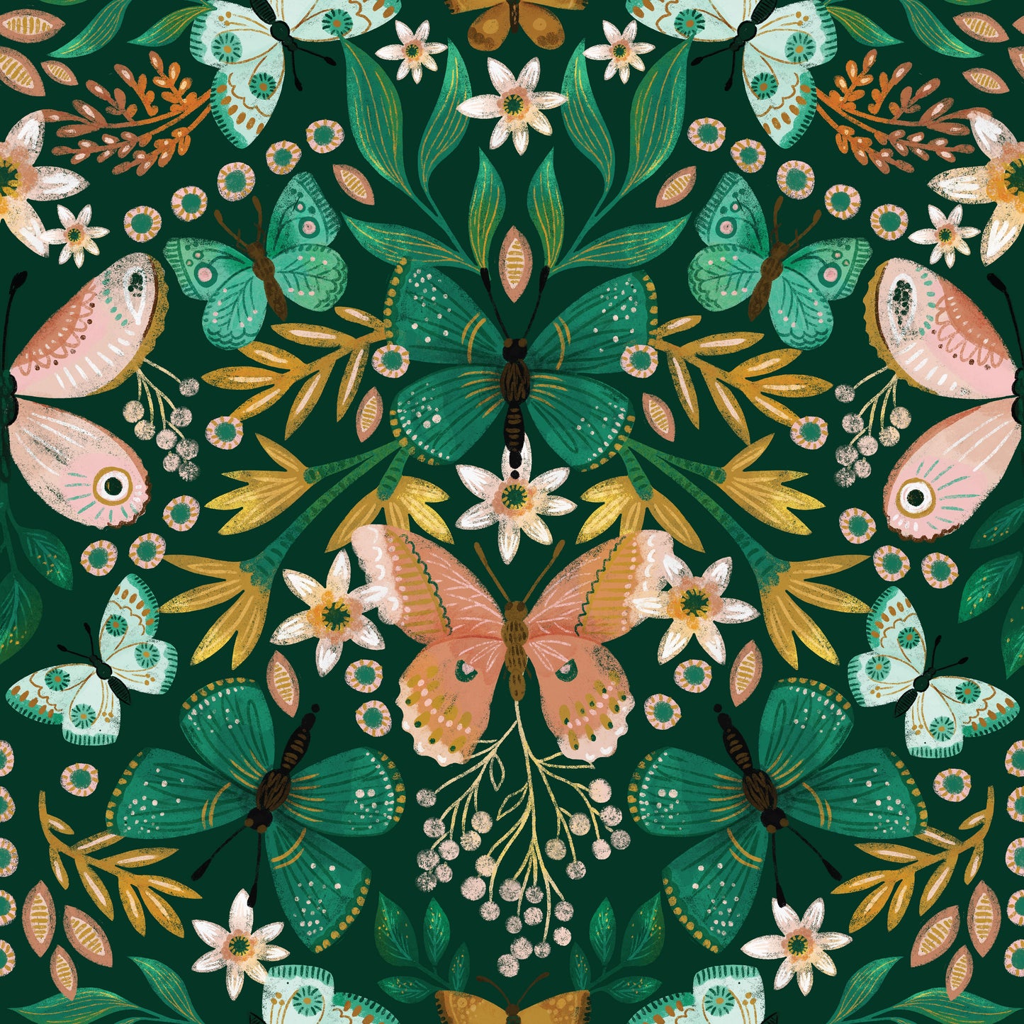 Glenda Transformation Peel & Stick Wallpaper