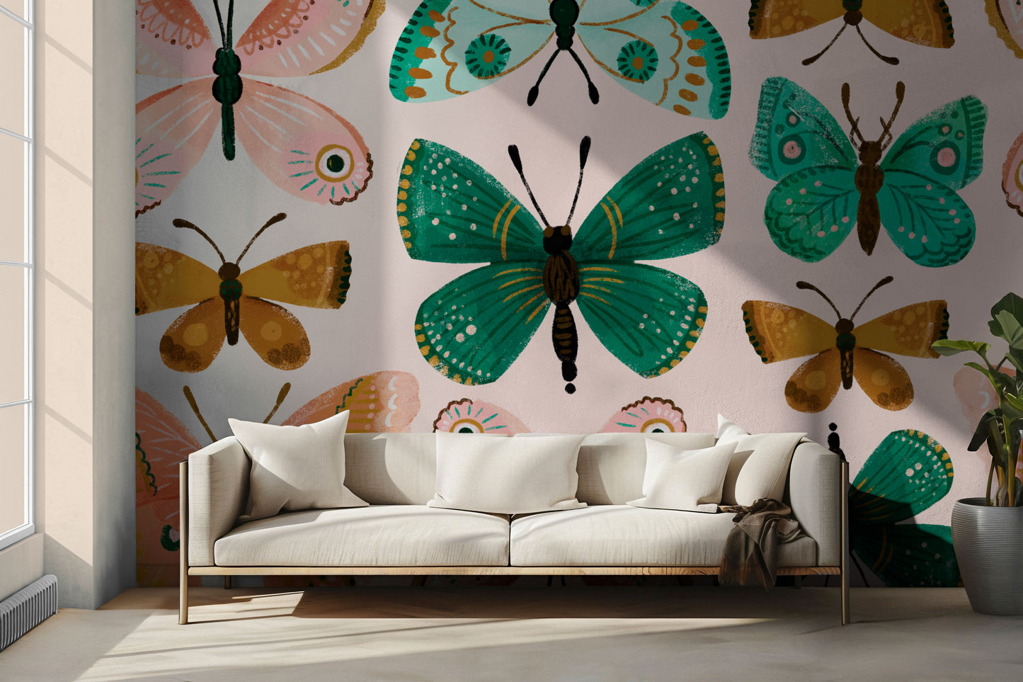 Glenda Wings Peel & Stick Wallpaper