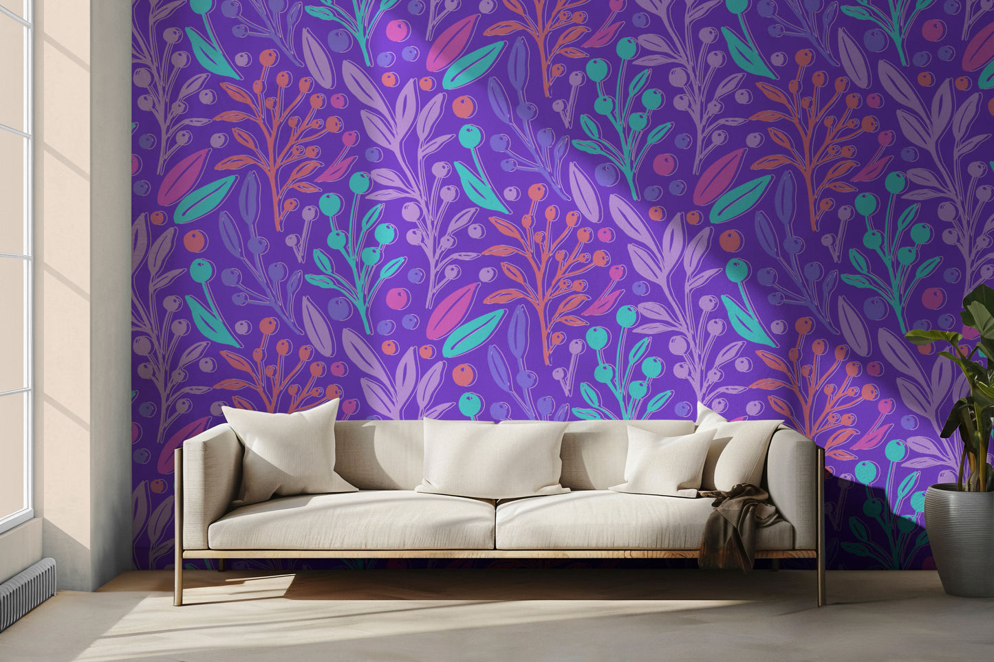 Huntsville Leaves Peel & Stick Wallpaper