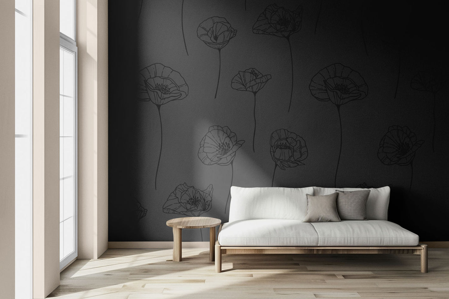 Poppy Peel & Stick Wallpaper