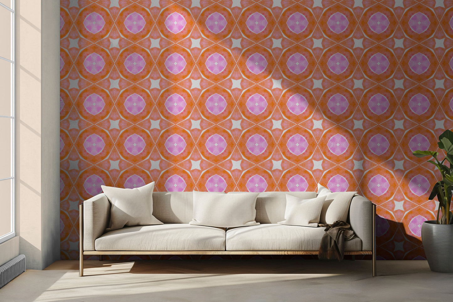 London Lunch Peel & Stick Wallpaper