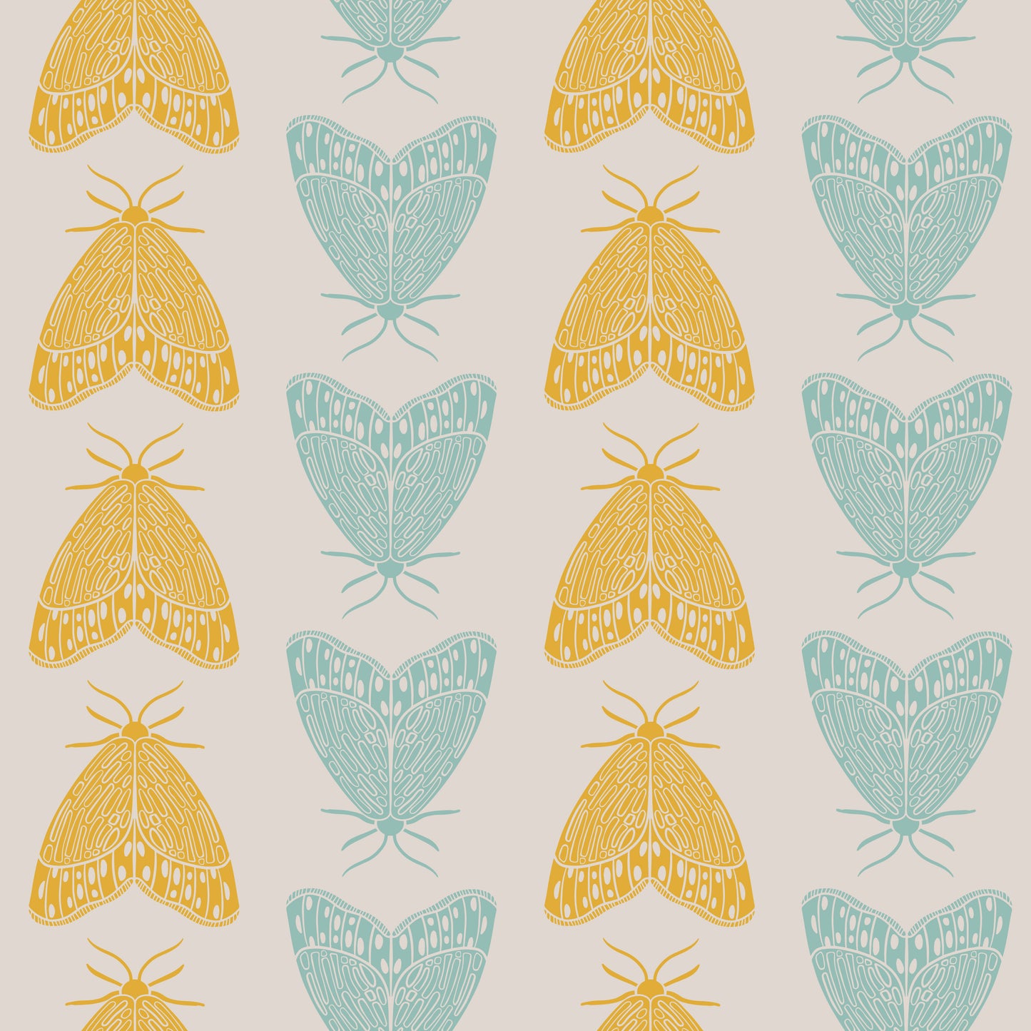 Maryland Moths Peel & Stick Wallpaper