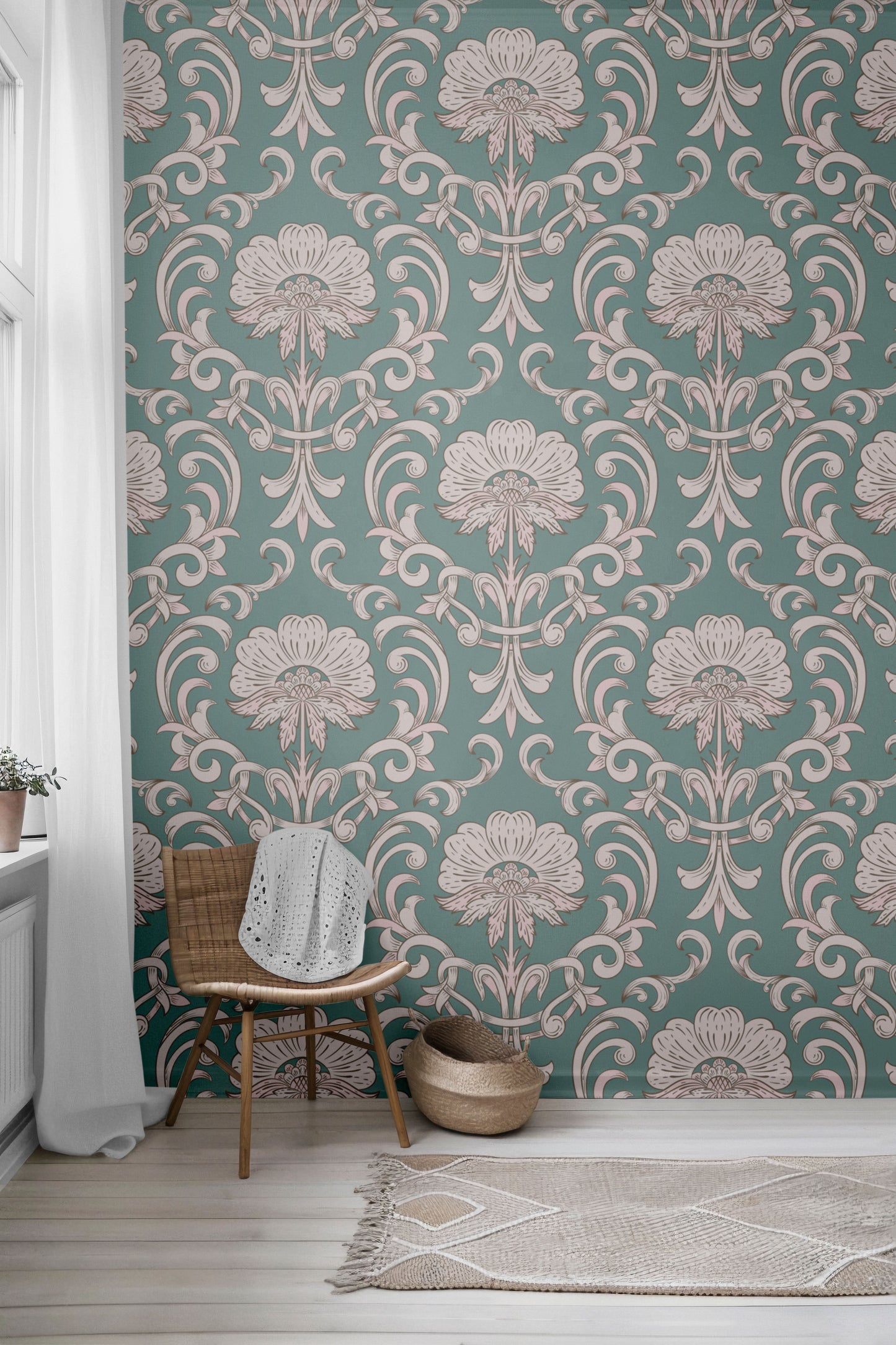 Avezzano Florals Peel & Stick Wallpaper