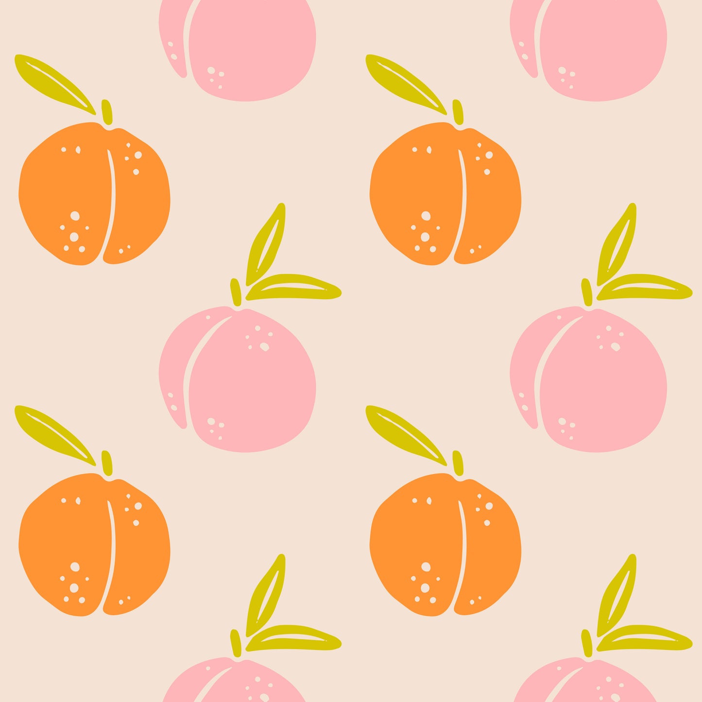 Norma Peach Peel & Stick Wallpaper