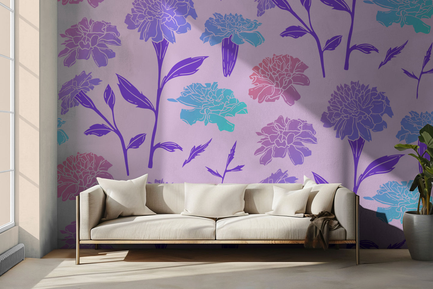 Odessa Florals Peel & Stick Wallpaper