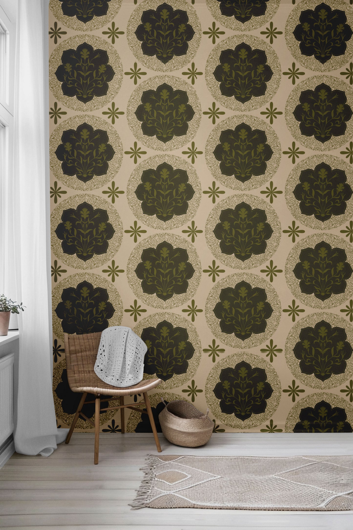 Meta Garden Peel & Stick Wallpaper