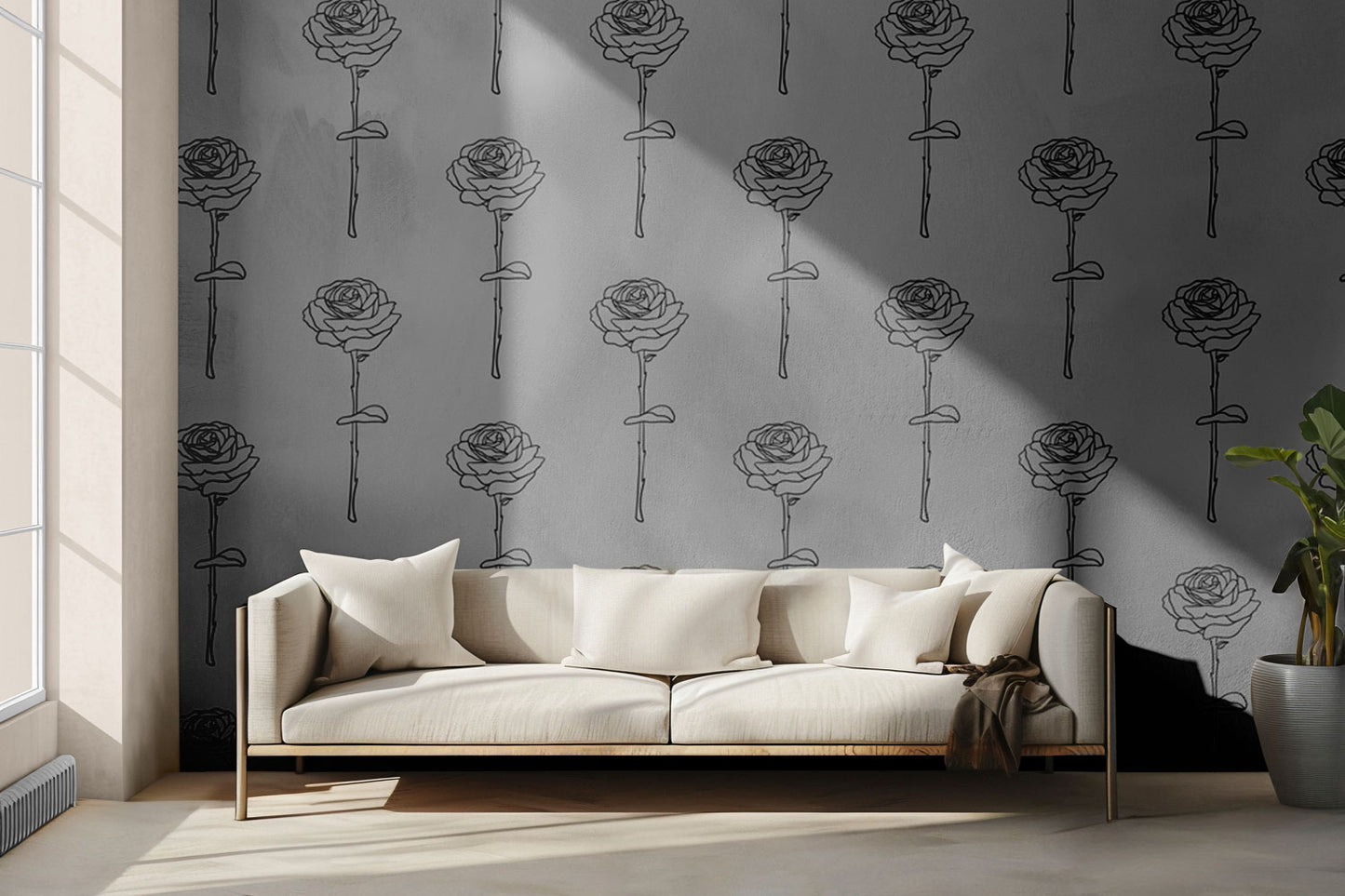 Once Upon A Thorn Peel & Stick Wallpaper