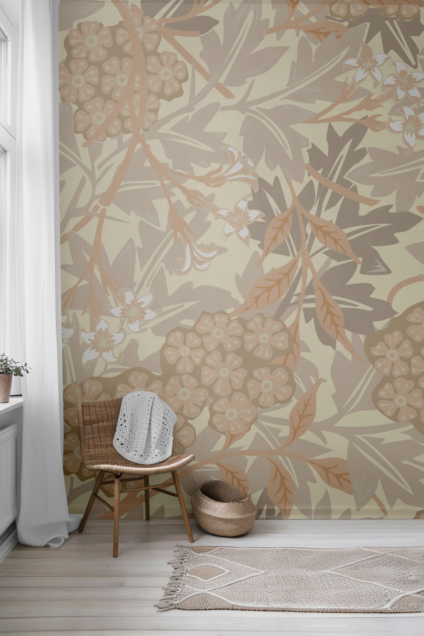 Paisley Petals Peel & Stick Wallpaper