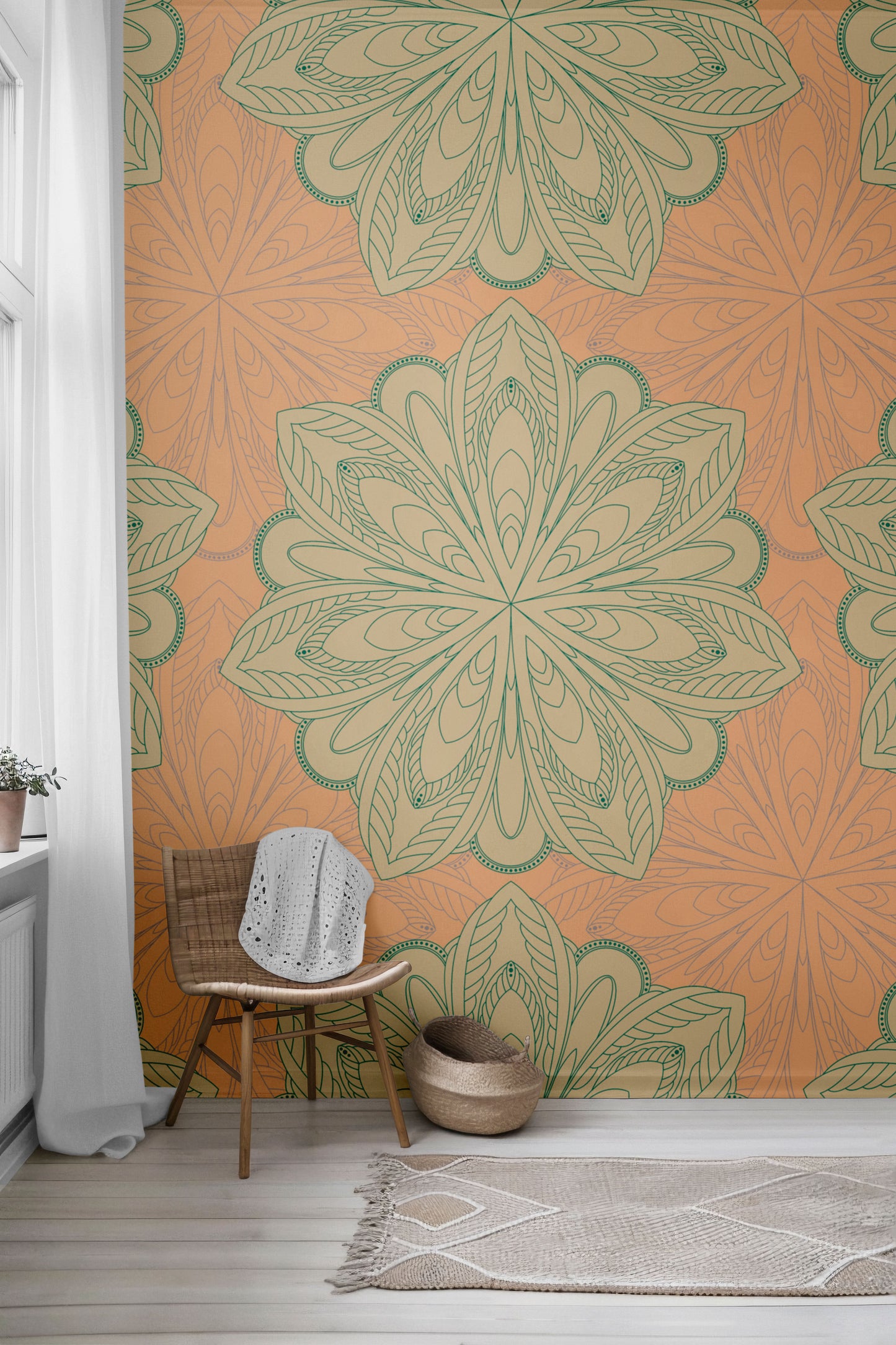 Paris Fleur Peel & Stick Wallpaper
