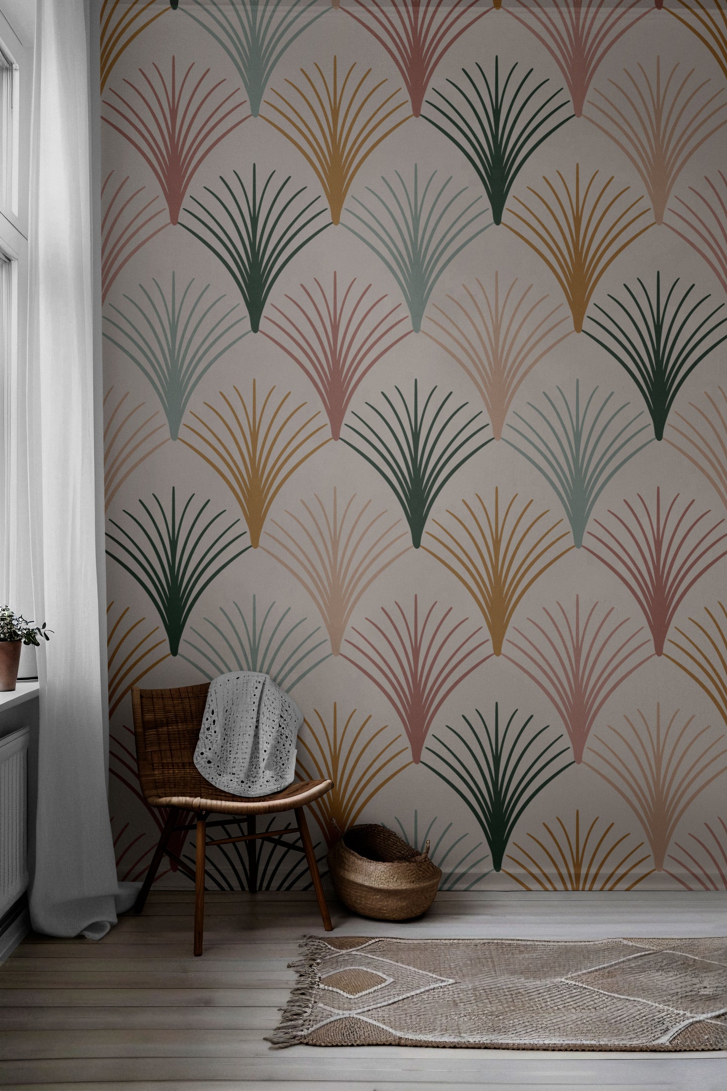 Pasedena Palms Peel & Stick Wallpaper