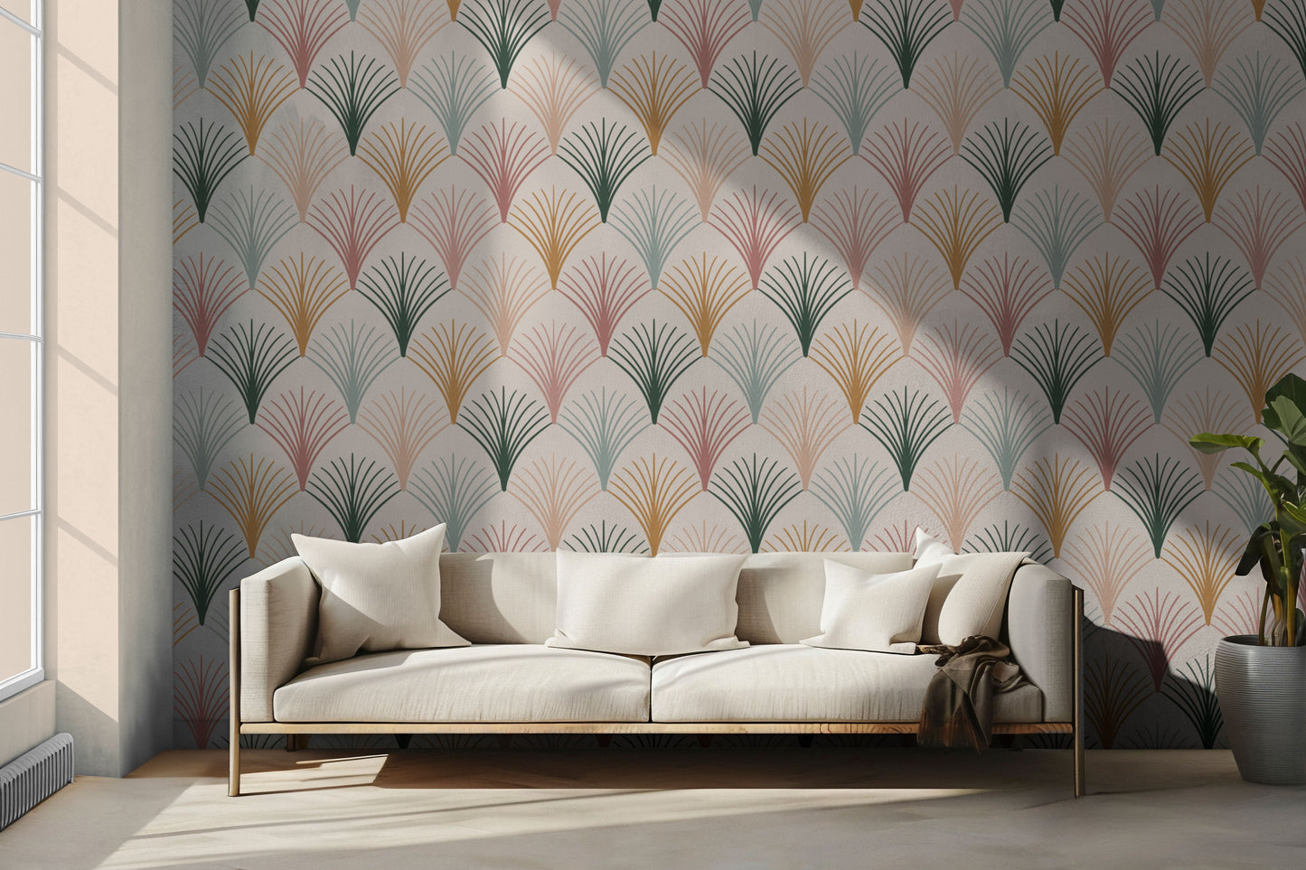 Pasedena Palms Peel & Stick Wallpaper