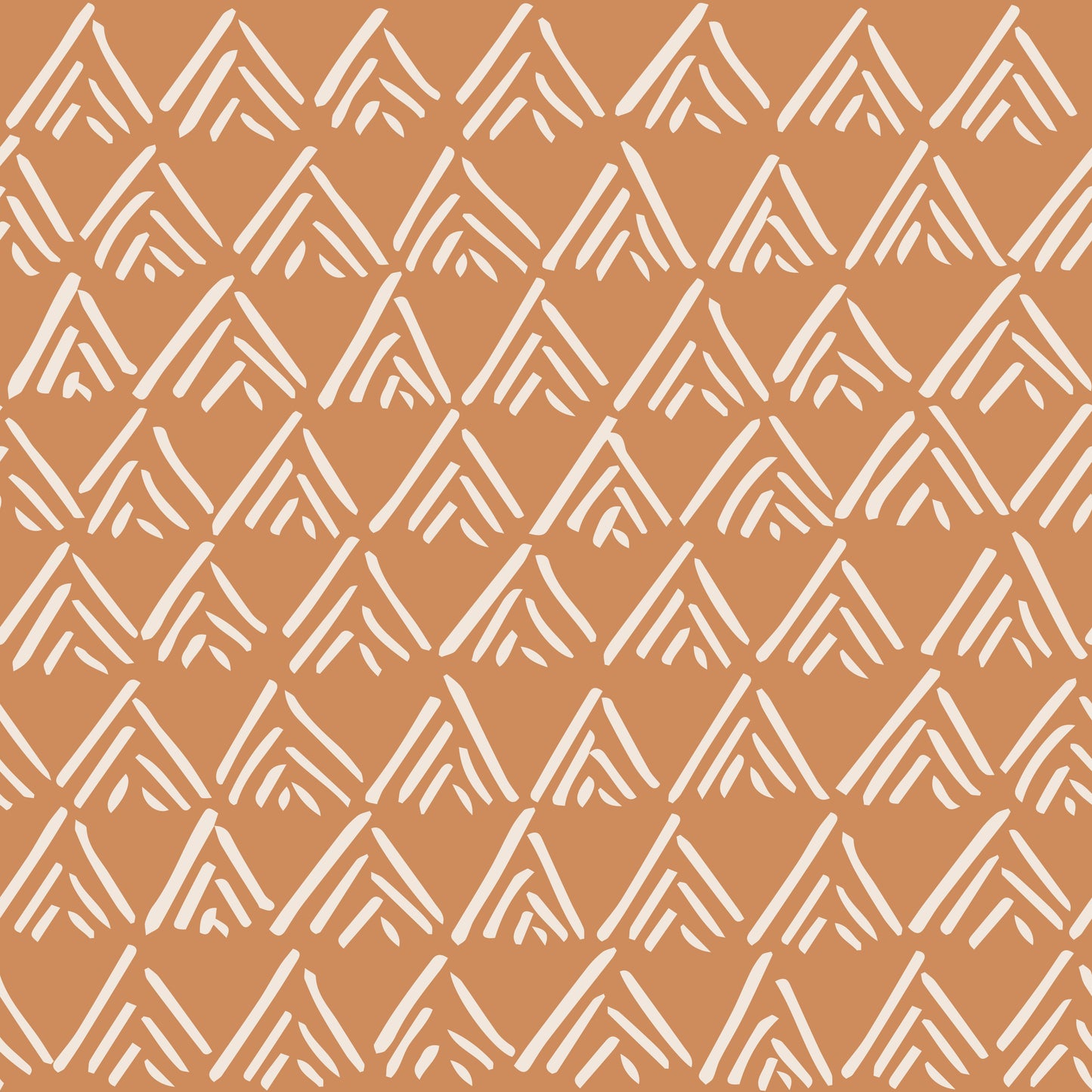 Peach Palmer Peel & Stick Wallpaper