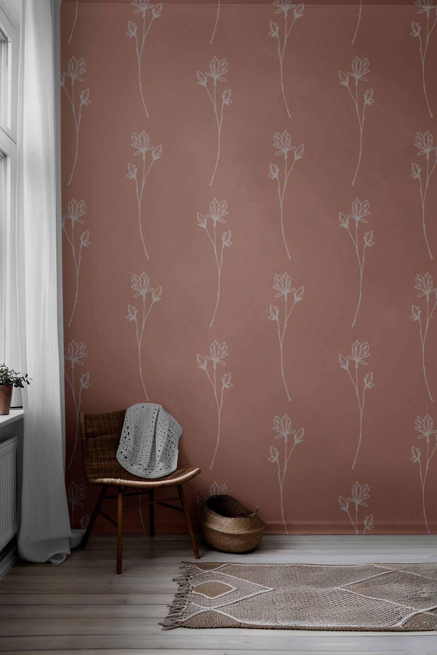 Pella Blush Peel & Stick Wallpaper