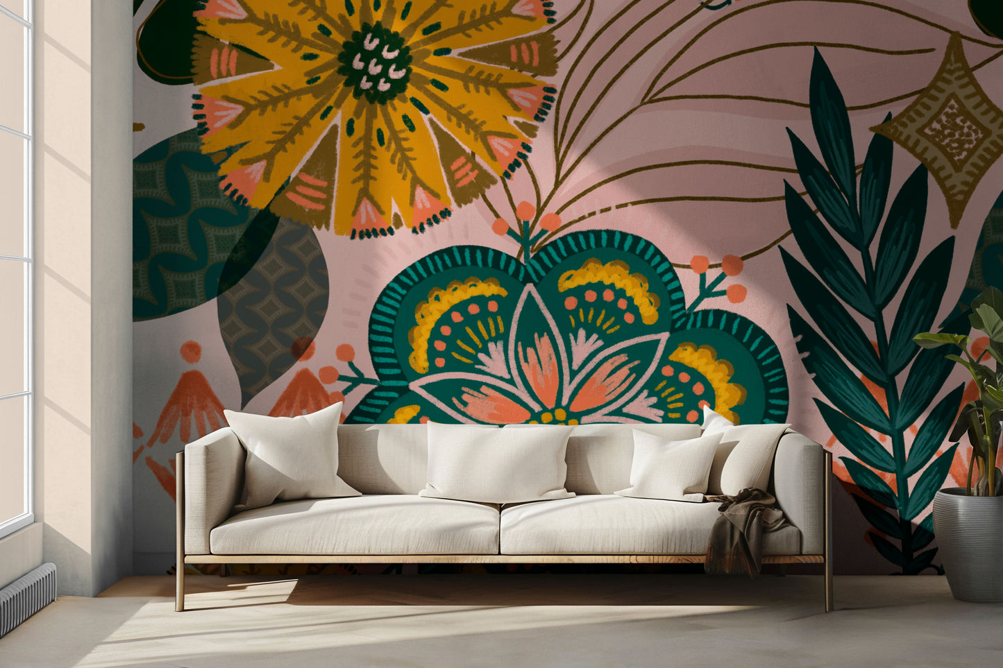 Pomona Petals Peel & Stick Wallpaper