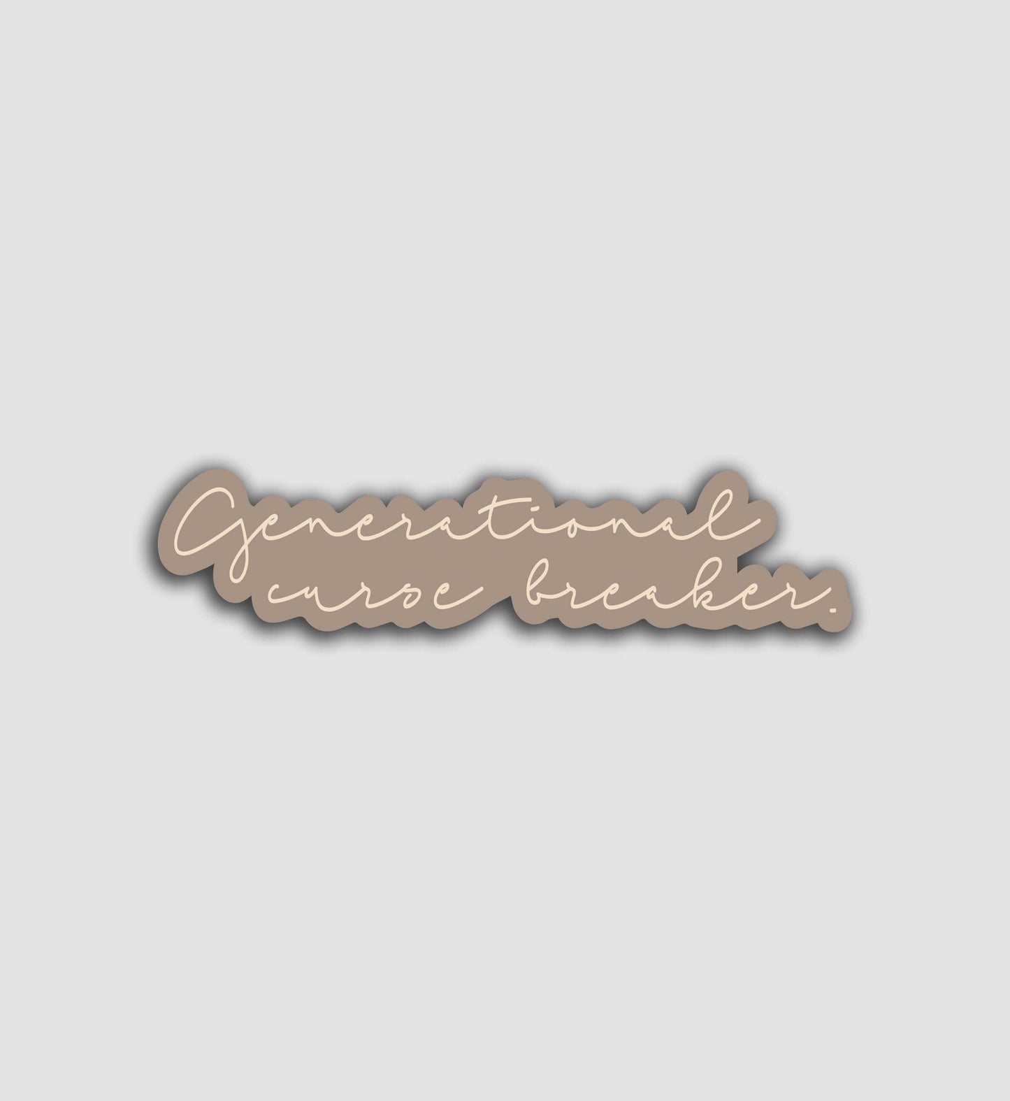 Generational Curse Breaker Sticker