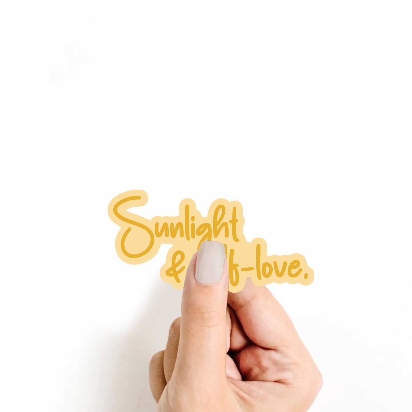 Sunlight & Self-Love Sticker
