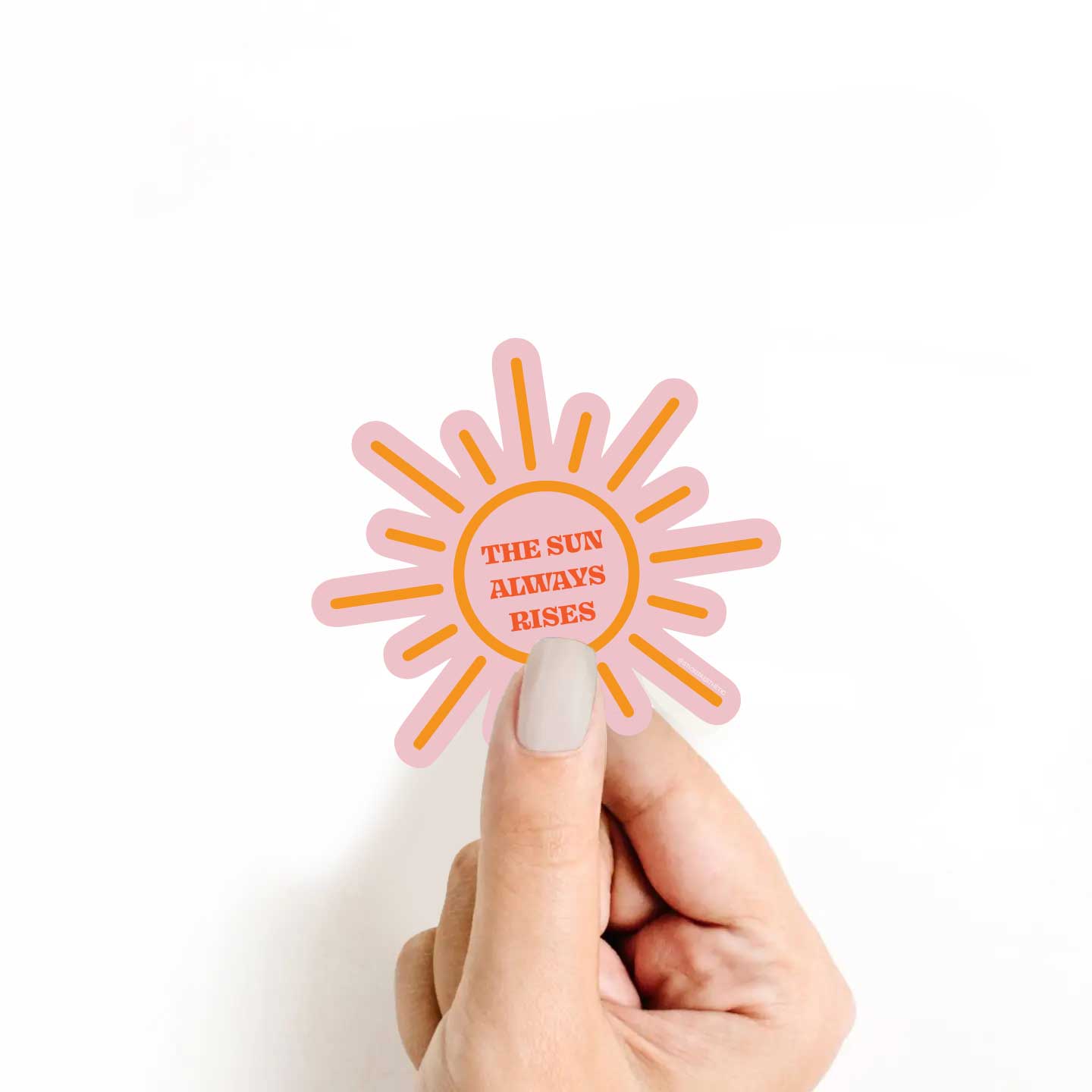 The Sun Always Rises Sticker