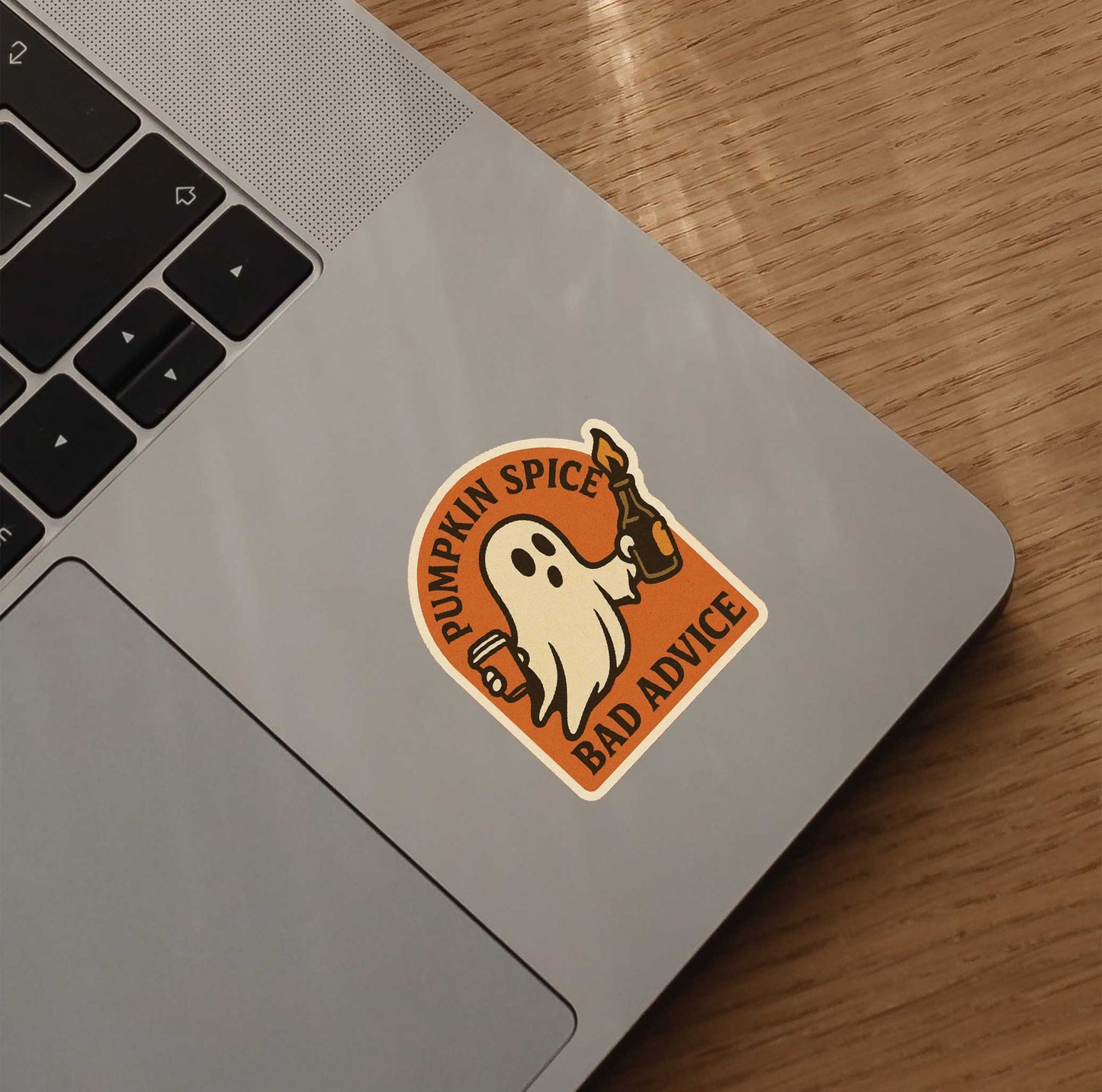 Pumpkin Spice Bad Advice Sticker