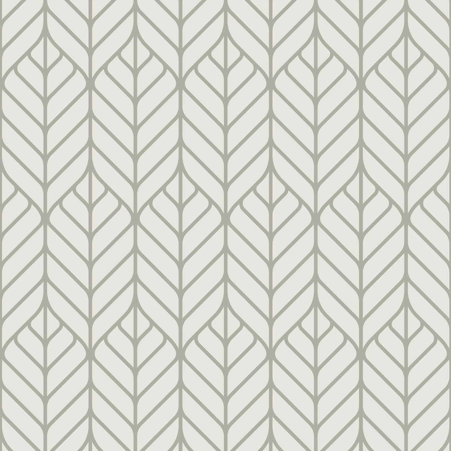 Sage Geoleaves Peel & Stick Wallpaper