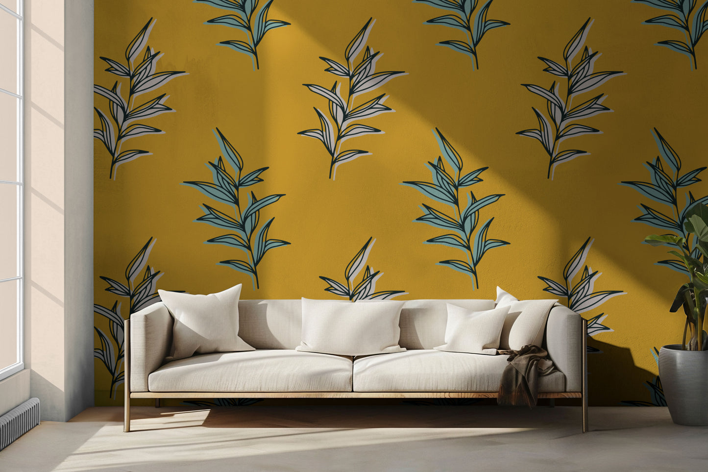 Scotsborro Marigold Peel & Stick Wallpaper