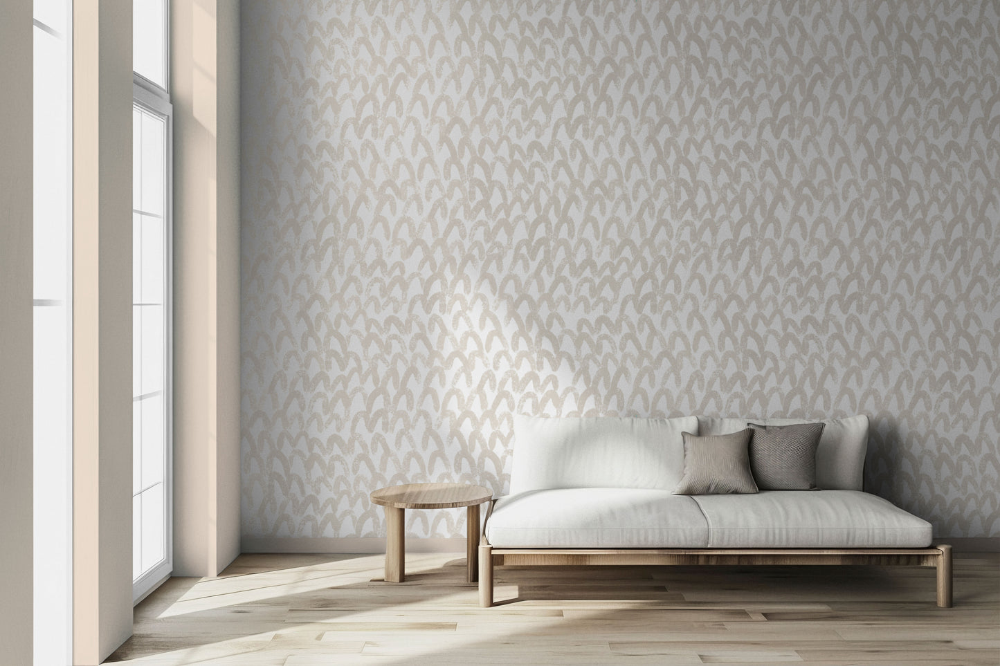 Arched Shell Peel & Stick Wallpaper