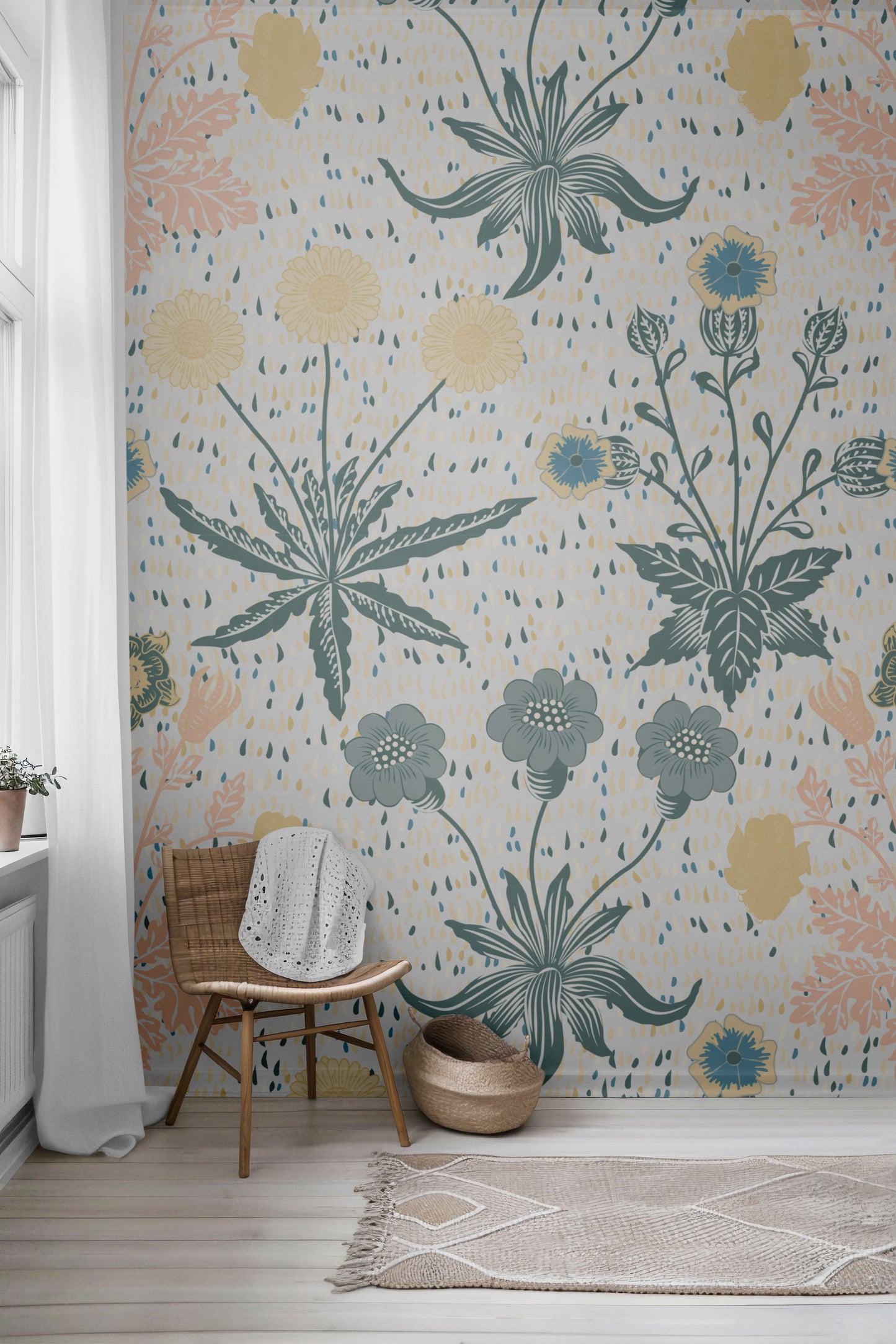 Floral Afternoon Peel & Stick Wallpaper
