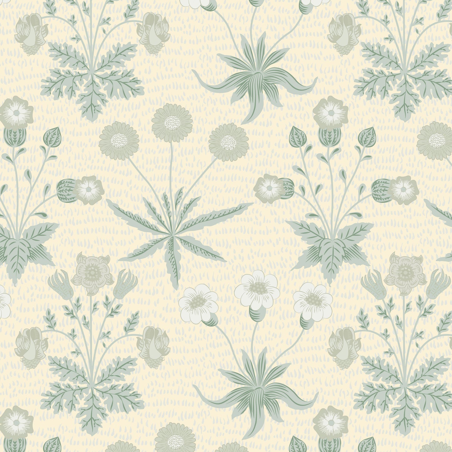 Floral Pistachio Peel & Stick Wallpaper