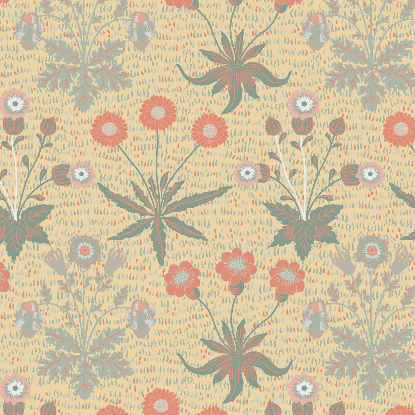 Floral Sun Peel & Stick Wallpaper