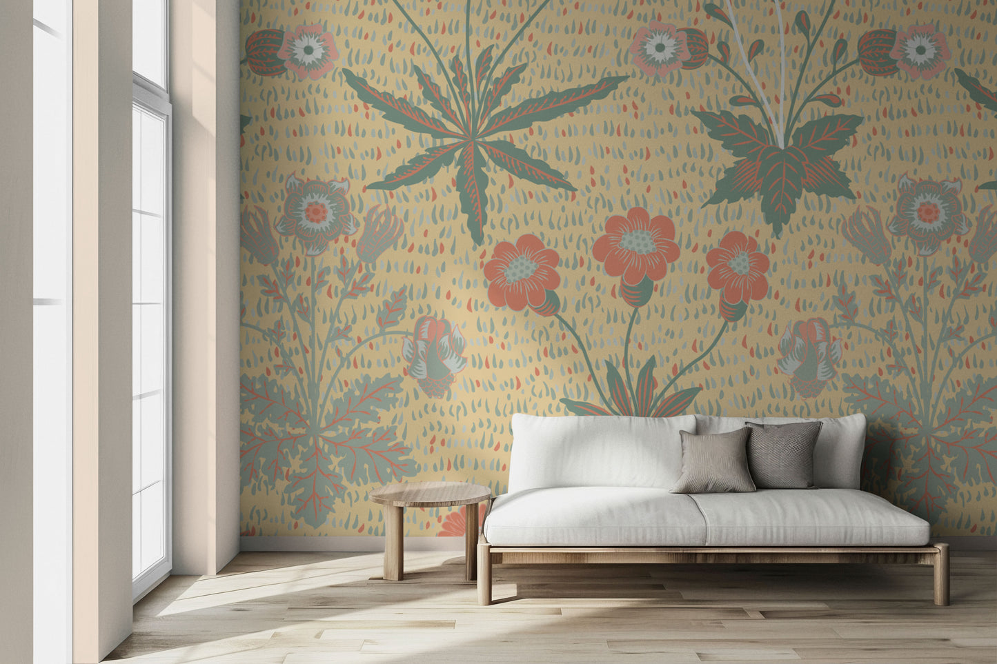 Floral Sun Peel & Stick Wallpaper