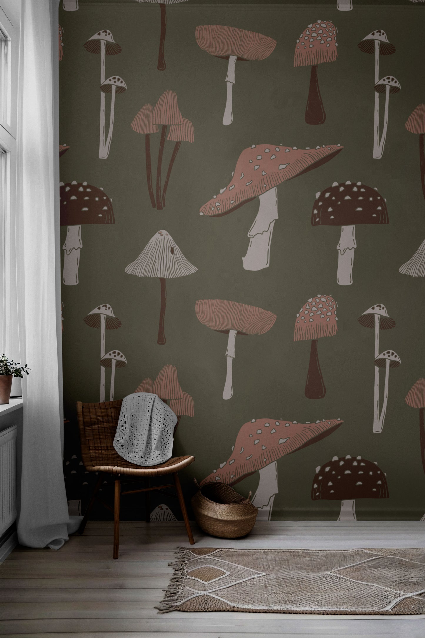 Spencer Mush Peel & Stick Wallpaper