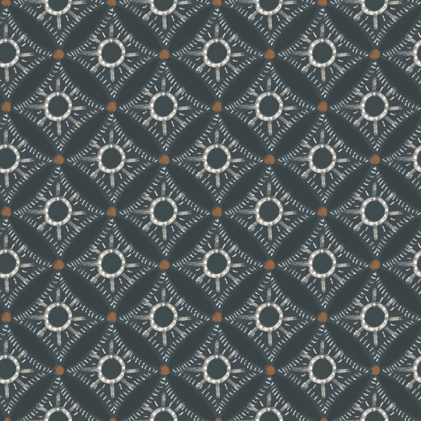 Storm Medallions Peel & Stick Wallpaper