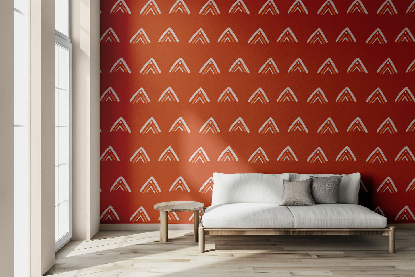 Lanciano Tangerine Peel & Stick Wallpaper