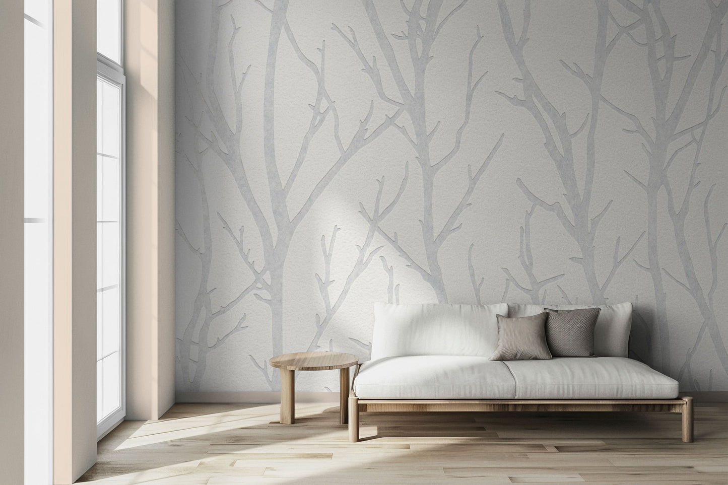 Branched Ice Peel & Stick Wallpaper