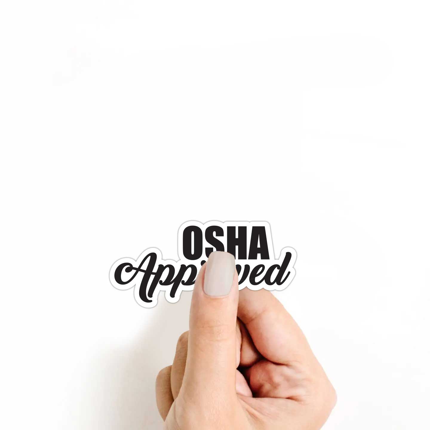 OSHA Approved Sticker